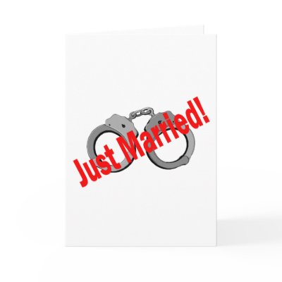 Just Married Greeting Cards
