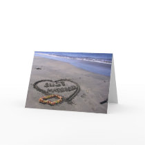 Just Married Greeting Card
