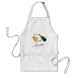 Just Married Champagne Wedding Toast Apron