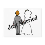 Just Married (Couple) postcards