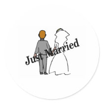 Just Married (Couple) stickers