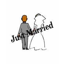 Just Married (Couple) t-shirts