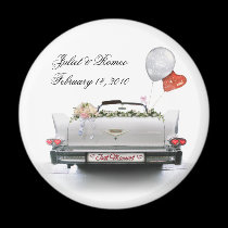 Just Married (customizable) magnets