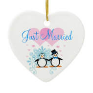 Just Married - Customizable ornament