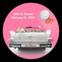 Just Married (customizable) stickers
