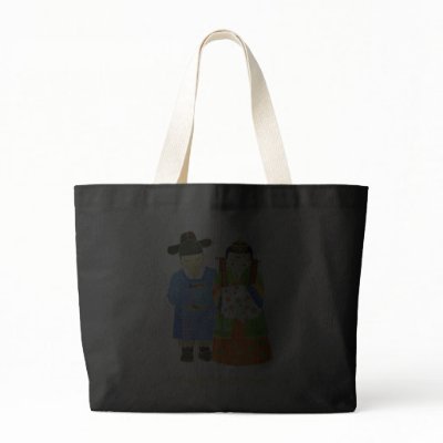 Just Married! Cute Bride and Groom Gift Tote Bag by daphne1024