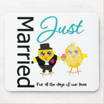 Just Married For All The Days of Our lives mousepads