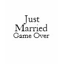 Just Married -Game Over t-shirts by Just2Cute Just Married -Game Over t-shirts