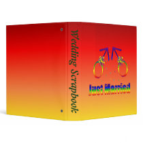 Just Married Gay Men 3 Ring Binder