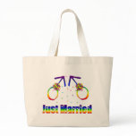 Just Married Gay Men Canvas Bag