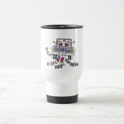 Just Married Gay Wedding Favors Mug