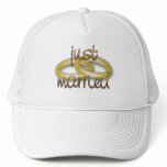 Just Married Going Away Bride Cap Hats