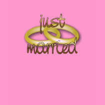 Just Married Going Away Bride's T t-shirts by clarachandler Just Married Going Away Bride's T t-shirts