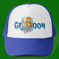 Just Married Groom Hat (2D) hats