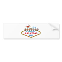 Just Married In Fabulous Las Vegas 2009 bumper stickers