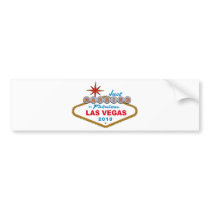 Just Married In Fabulous Las Vegas 2010 bumper stickers