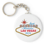 Just Married In Fabulous Las Vegas 2010 Keychains