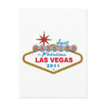 Just Married In Fabulous Las Vegas 2011 Post Card
