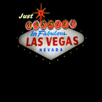 Just Married in Vegas t-shirts