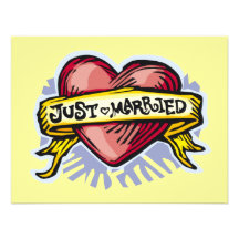 Just Married Invite