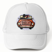 Just Married Jalopy Mesh Hats
