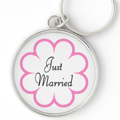 Just Married Keychains