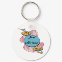 Just Married Keychain