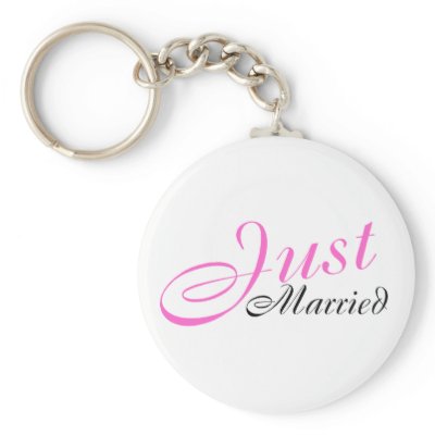 Just Married Key Chain