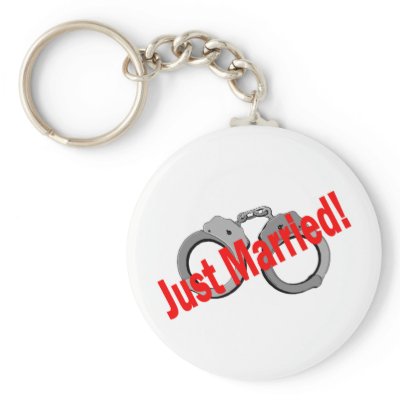 Just Married Key Chains