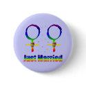 Just Married Lesbians buttons
