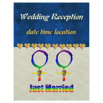 Just Married Lesbians Flyers