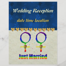 Just Married Lesbians Flyers