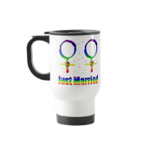 Just Married Lesbians Mugs