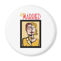 Just Married Magnet