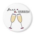 Just Married magnet