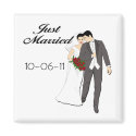 Just Married Magnet magnet