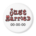 Just Married magnet