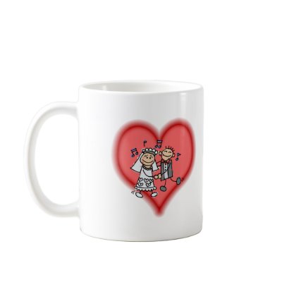 just married coffee mugs by shopaholicchick