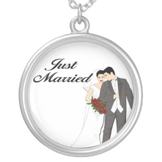 Just Married Necklace necklace