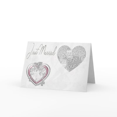 Just Married photo Greeting Card by GreetingsCards