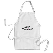 Just Married (Pink Hrt) aprons