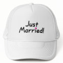 Just Married (Pink Hrt) hats by BacheloretteGirl Just Married (Pink Hrt) hats
