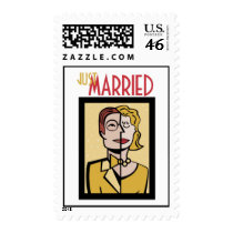 Just Married Postage postage