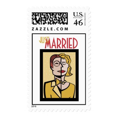 Just Married Postage by forbes1954