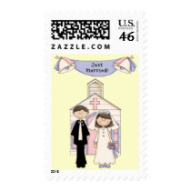 Just Married postage