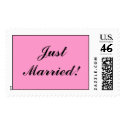 Just Married! postage by brideassociates Just Married! postage