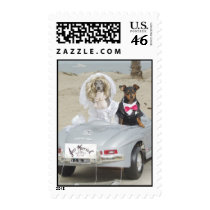 Just Married Postage stamps