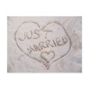 Just Married postcard