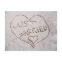 Just Married Postcard