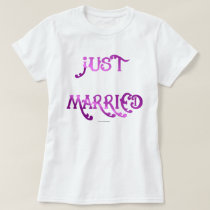 Just Married t-shirts by clarachandler Just Married t-shirts